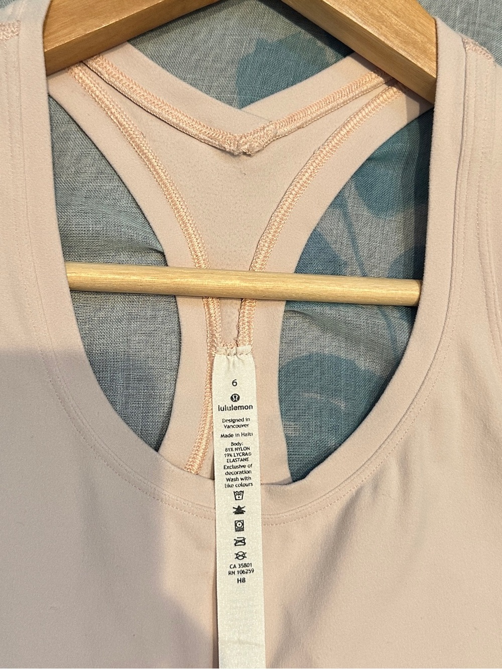 lululemon athletica light pink Scoop Back Racer Tank - Picture 6 of 7